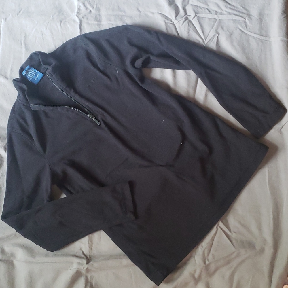 Reebok girls L black pullover with zipper